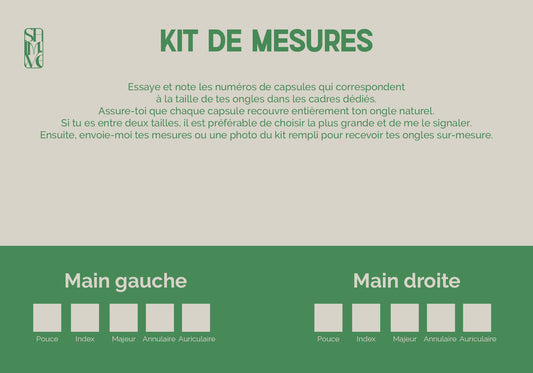 Kit de mesures