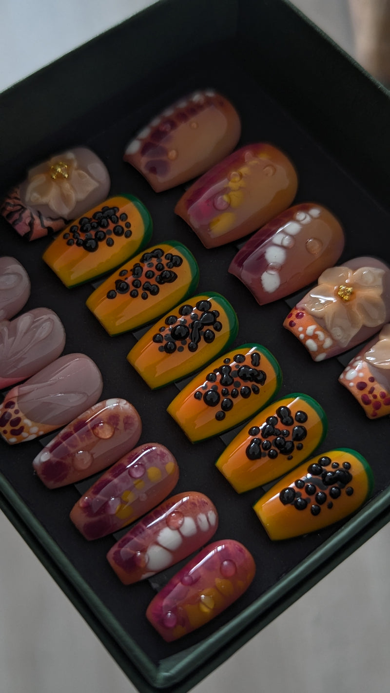 Papaya prêt à expédier (coffin S)
